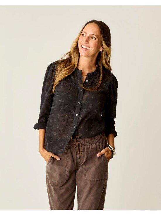 Carve Designs Tops - NWOT Carve Designs Women’s Tatum Gauze Top S Small
